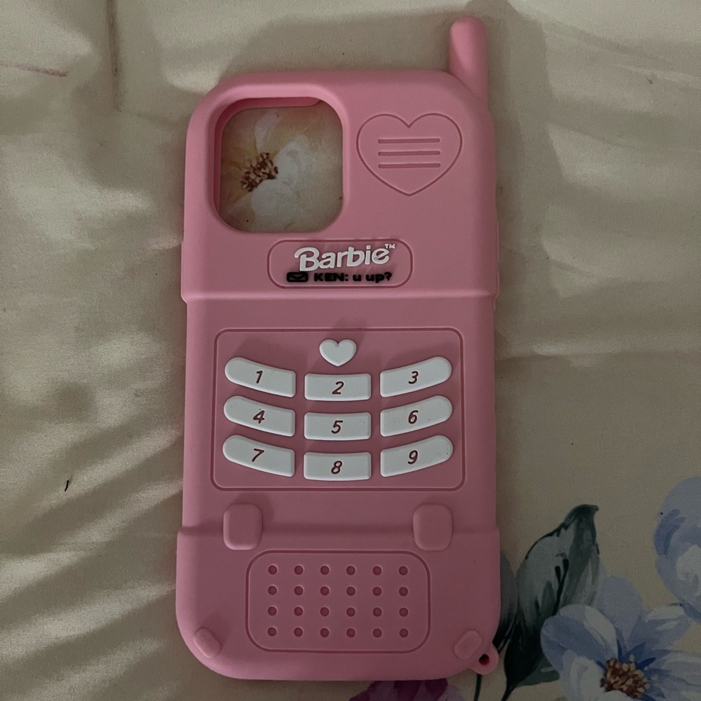 pink barbie phone case